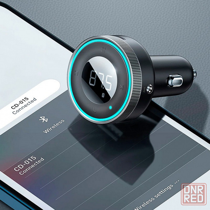 Автомобильное зарядное устройство с FM-трансмиттером Baseus Enjoy Car Wireless MP3 Charger (CCLH-01) Донецк - изображение 2