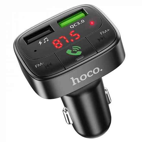 Автомобильный FM BT трансмиттер HOCO E59 Promise QC3.0 с функцией зарядки Донецк