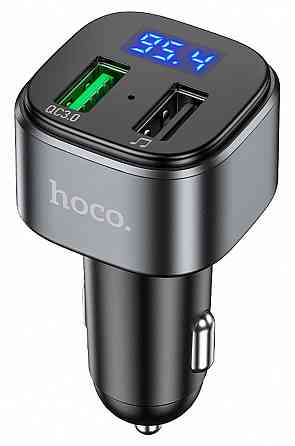 FM трансмитер с bluetooth Hoco E67 Fighter QC3.0 car BT FM transmitter Донецк