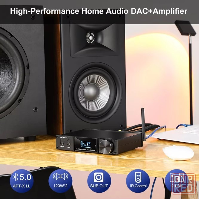 Усилитель AIYIMA D05 Bluetooth FDA (Full Digital Amplifier) класса D Донецк - изображение 5
