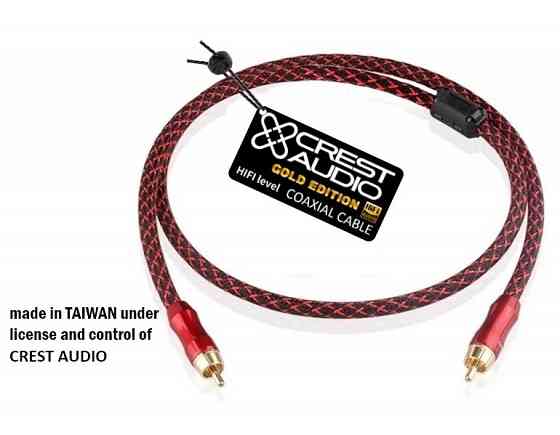 Аудиокабель цифровой коаксиальный CREST AUDIO Донецк