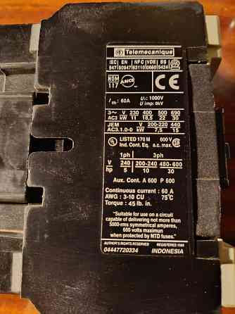 Пускатель Telemecanique lc1 d40 11 Донецк