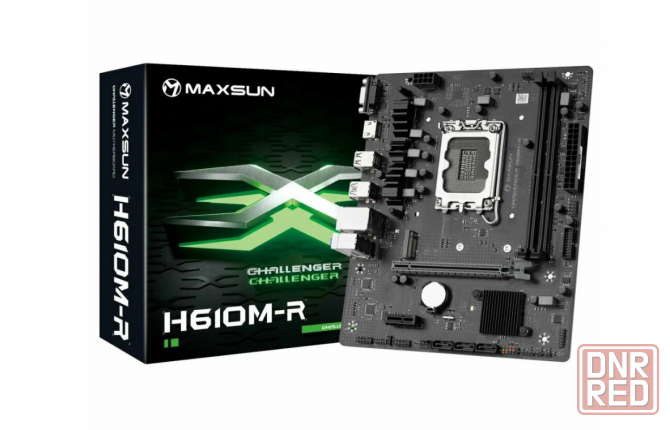 Материнская плата Maxsun MS-Challenger H610M-R LGA1700 Новая Донецк - изображение 1