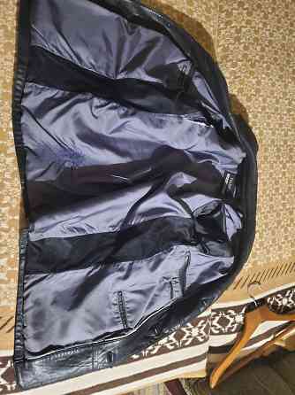 Черная кожаная куртка Trapper 48UK 52EU из мягкой кожи ягненка, Безупречная роскошь LNWOT Донецк