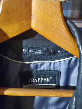 Черная кожаная куртка Trapper 48UK 52EU из мягкой кожи ягненка, Безупречная роскошь LNWOT Донецк