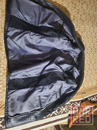 Черная кожаная куртка Trapper 48UK 52EU из мягкой кожи ягненка, Безупречная роскошь LNWOT Донецк - изображение 5