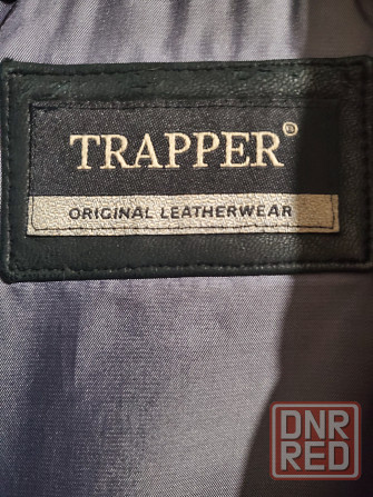 Черная кожаная куртка Trapper 48UK 52EU из мягкой кожи ягненка, Безупречная роскошь LNWOT Донецк - изображение 4