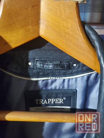 Черная кожаная куртка Trapper 48UK 52EU из мягкой кожи ягненка, Безупречная роскошь LNWOT Донецк - изображение 3