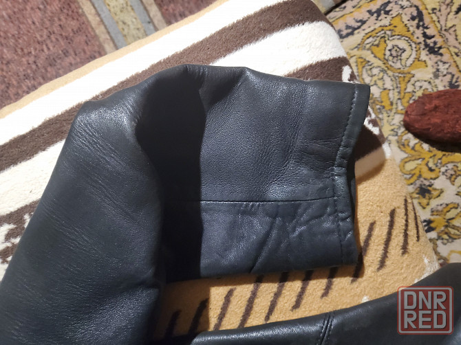 Черная кожаная куртка Trapper 48UK 52EU из мягкой кожи ягненка, Безупречная роскошь LNWOT Донецк - изображение 6