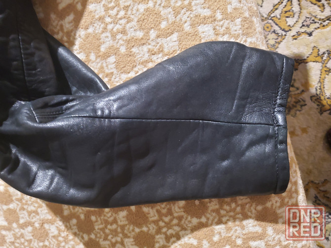 Черная кожаная куртка Trapper 48UK 52EU из мягкой кожи ягненка, Безупречная роскошь LNWOT Донецк - изображение 7