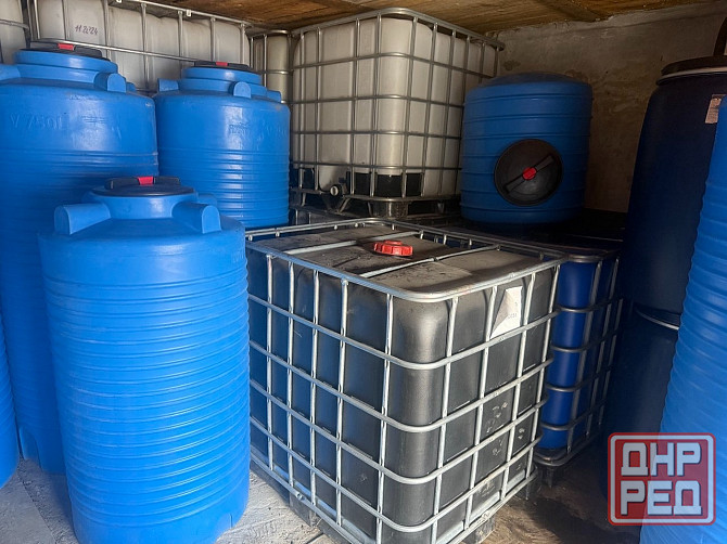 Еврокуб 1000л чёрный Донецк - изображение 2