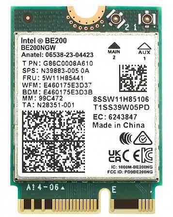 Wi-Fi7+BT 5.4 Адаптер Intel BE200 5,8 Гбит/с NGFF Донецк