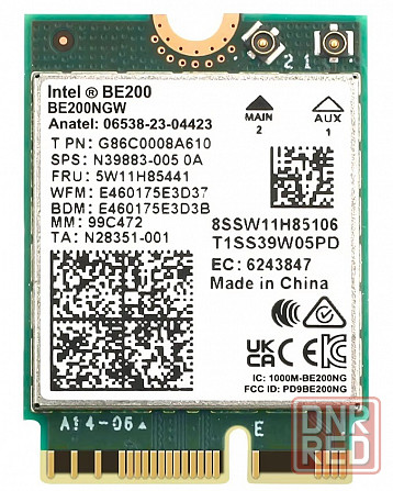 Wi-Fi7+BT 5.4 Адаптер Intel BE200 5,8 Гбит/с NGFF Донецк - изображение 5