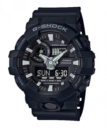 Наручные мужские часы Casio G-SHOCK GA-700-1B Донецк