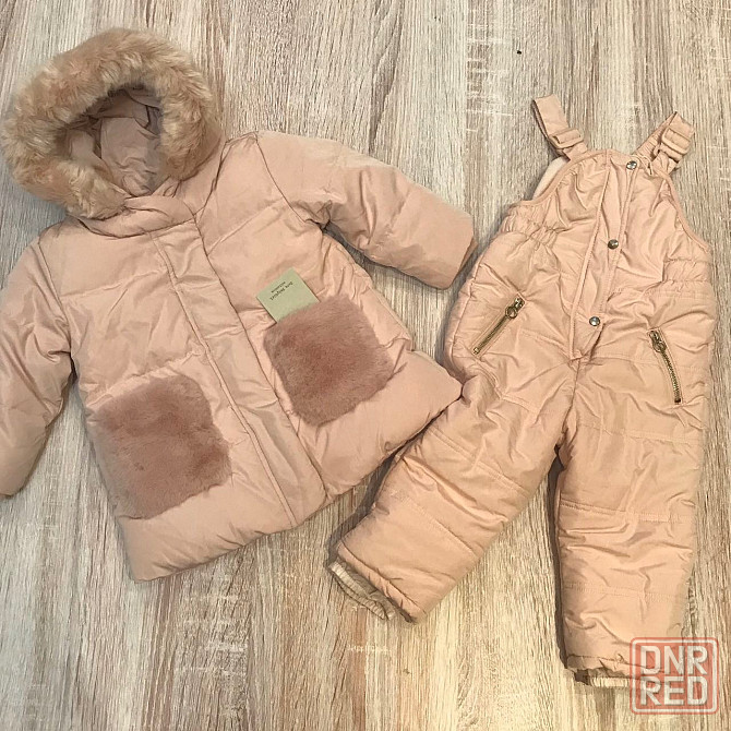 Zara зимний пуховик с комбинезоном Донецк - изображение 1