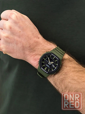 Часы Casio G-Shock GA-2110SU-3ADR (зеленые) противоударные, водозащита (20ATM), подсветка Макеевка - изображение 3