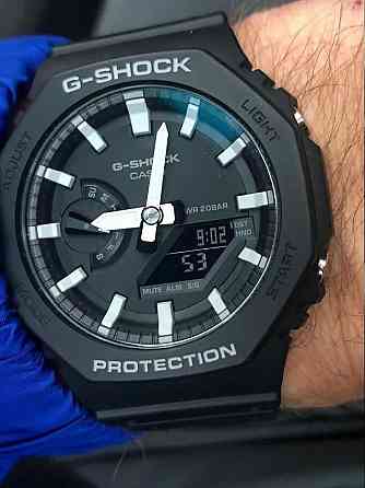 Часы Casio G-Shock GA-2100-1ADR (черный) противоударные, водонепроницаемые (до 200 м), подсветка Макеевка