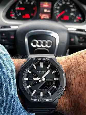 Часы Casio G-Shock GA-2100-1ADR (черный) противоударные, водонепроницаемые (до 200 м), подсветка Макеевка