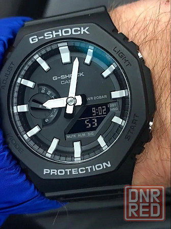 Часы Casio G-Shock GA-2100-1ADR (черный) противоударные, водонепроницаемые (до 200 м), подсветка Макеевка - изображение 4