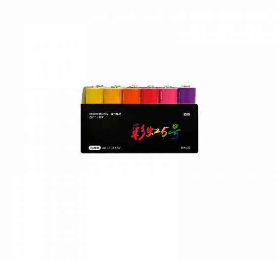 Батарейки Xiaomi ZMI Rainbow ZI7 тип AAA 24 шт. (цветные мини пальчиковые) Макеевка