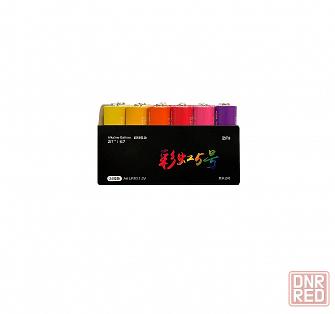 Батарейки Xiaomi ZMI Rainbow ZI7 тип AAA 24 шт. (цветные мини пальчиковые) Макеевка - изображение 2