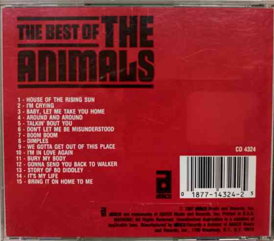 CD диск THE ANIMALS - The Best Of The Animals Донецк