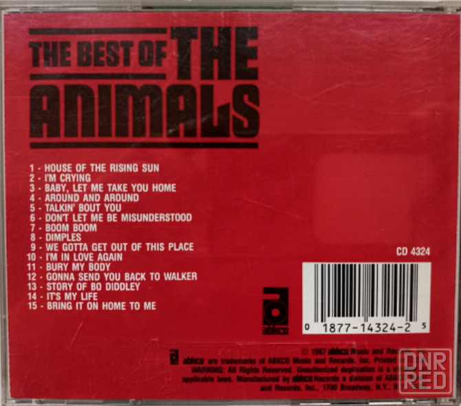 CD диск THE ANIMALS - The Best Of The Animals Донецк - изображение 2