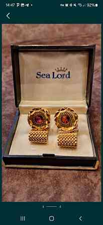 Продам новые шикарные фирменные запонки sea lord Донецк