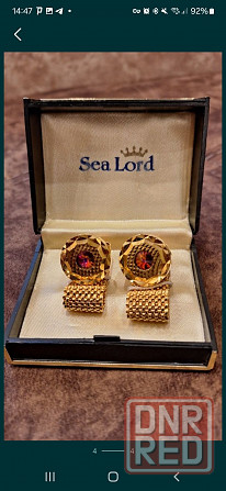 Продам новые шикарные фирменные запонки sea lord Донецк - изображение 3