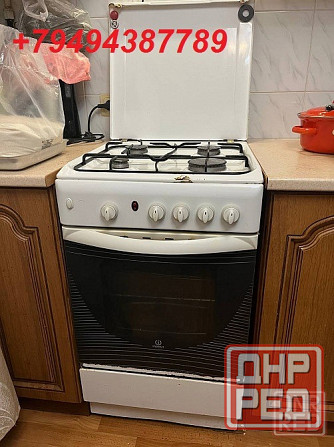Продам газовую печь Indesit (4 конфорки) Донецк - изображение 1