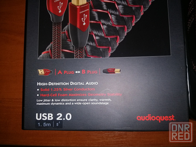 AudioQuest Cinnamon Usb 2,0 A - B 1,5 m, кабель Донецк - изображение 6