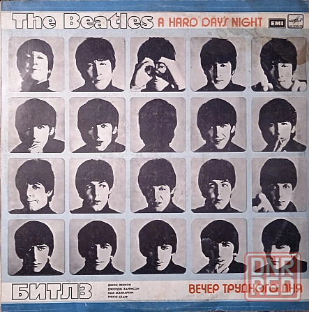 Виниловая пластинка LP "The Beatles"-A hard days night. Донецк - изображение 1