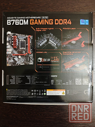 Материнская плата Gigabyte B760M GAMING DDR4 LGA1700 Intel Новая Донецк - изображение 3