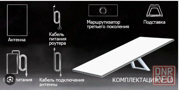 Starlink V3 (Старлинк) комплект спутникового интернета с регистрацией + 1й месяц пользования Донецк - изображение 2
