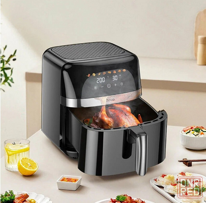 Аэрогриль Hoco HE20 Air Fryer 8L 1700W черный Макеевка - изображение 2