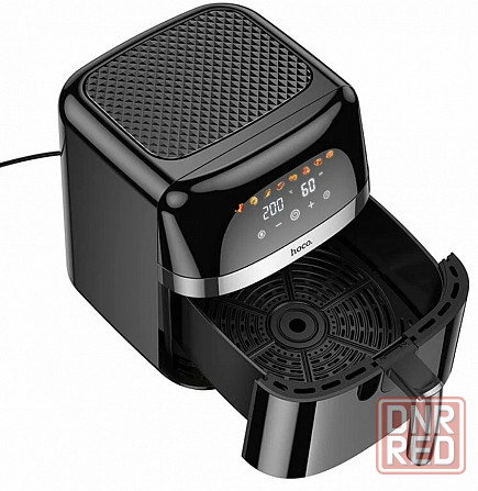 Аэрогриль Hoco HE20 Air Fryer 8L 1700W черный Макеевка - изображение 3
