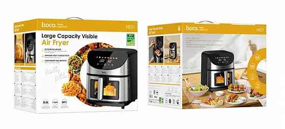 Аэрогриль Hoco HE21 Air Fryer 8L 1700W черный Макеевка