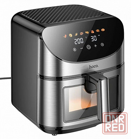 Аэрогриль Hoco HE21 Air Fryer 8L 1700W черный Макеевка - изображение 2