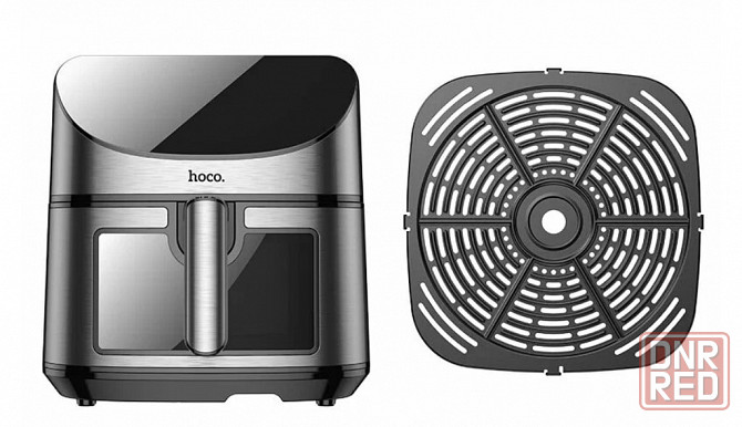 Аэрогриль Hoco HE21 Air Fryer 8L 1700W черный Макеевка - изображение 4