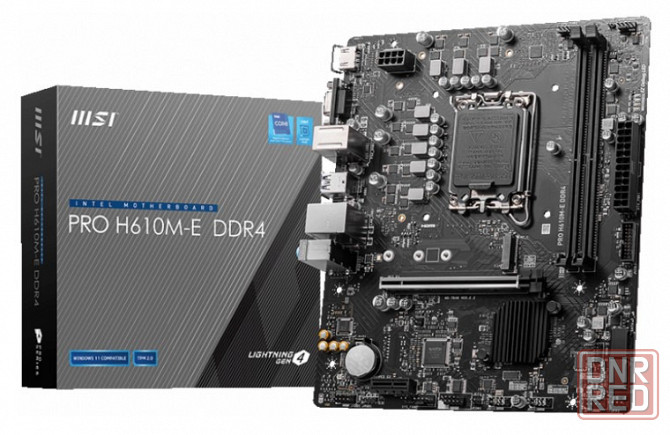 Материнская плата MSI PRO H610M-E DDR4 S1700 Донецк - изображение 1