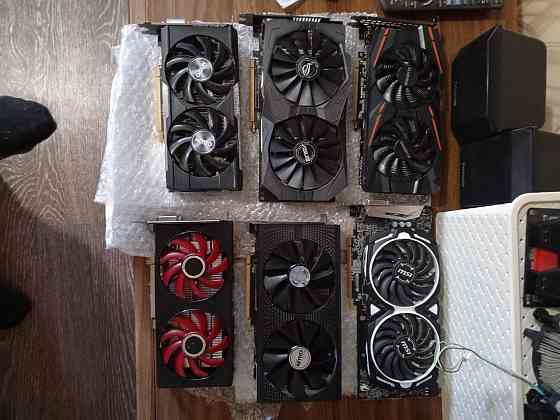 видеокарты msi r7 370 2гб, msi r7 370 4гб RX 570 8гб много разных в наличии Донецк