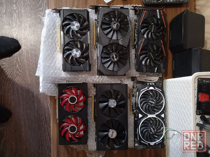 видеокарты msi r7 370 2гб, msi r7 370 4гб RX 570 8гб много разных в наличии Донецк - изображение 1