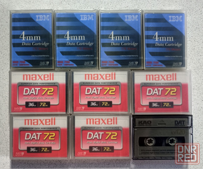 DAT-72 Японские кассеты 36/72GB "Maxwell" и "IBM" Донецк - изображение 7
