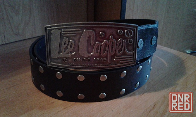 Новый кожаный ремень LEE COOPER (оригинал) Донецк - изображение 1