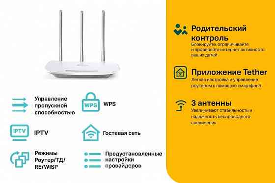 TP-Link WR845N беспроводной маршрутизатор серии N300 Мбит/с Макеевка