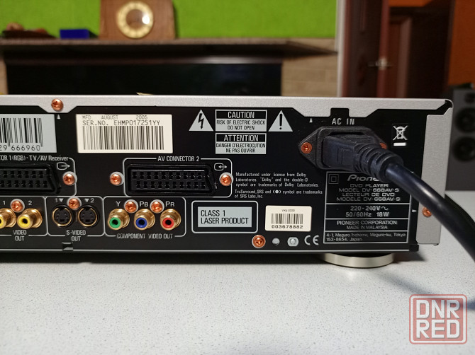Полноразмерный DVD проигрыватель "Pioneer" DV-668 AV Донецк - изображение 8