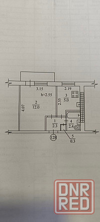 Продам 1 комн.кв. малосемейного типа, г. Донецк, Пролетарский р-н. , ул.Прожекторная Донецк - изображение 9