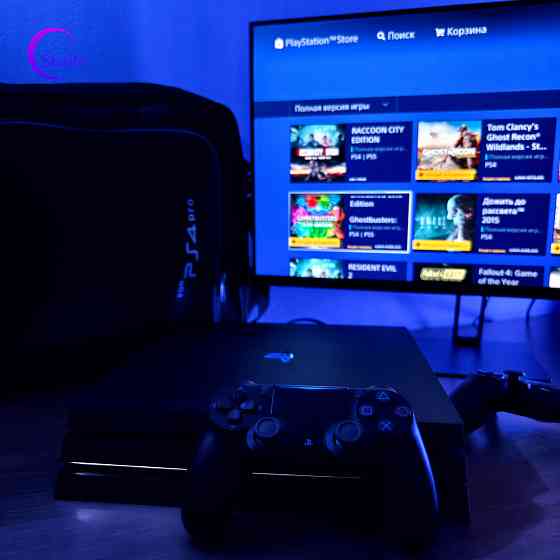 Аренда PlayStation 4 в Донецке. Игровая приставка PS4 pro и больше 400 игр. Донецк