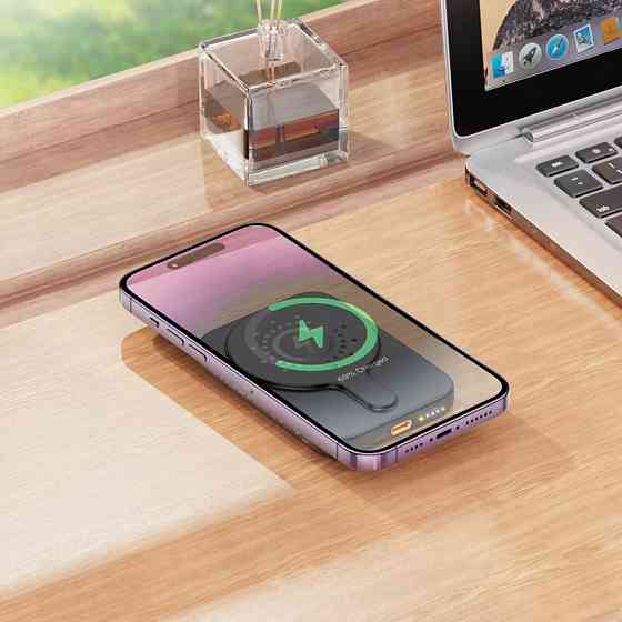 Hoco J117 Esteem magnetic PD20W Power bank 5000 mAh Повербанк беспроводной Донецк