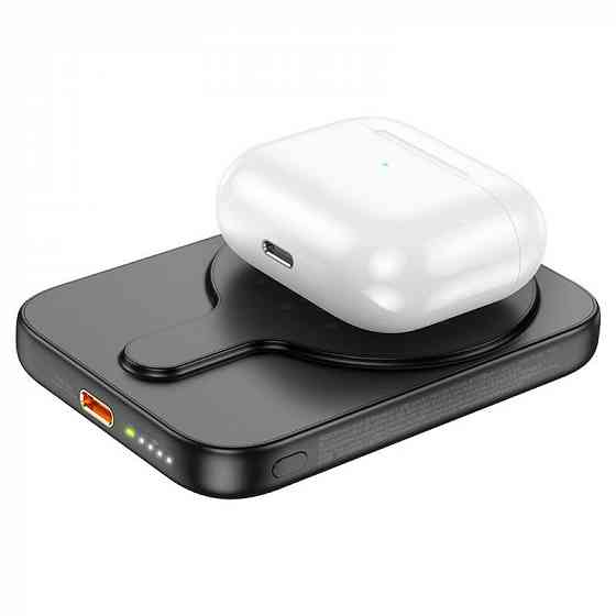 Hoco J117 Esteem magnetic PD20W Power bank 5000 mAh Повербанк беспроводной Донецк